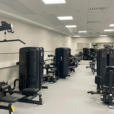 panoraamakuva kuntosalilta