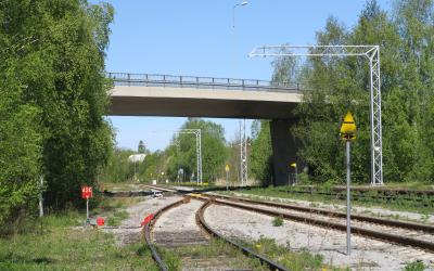 Lokalahdentien silta ja rautatie