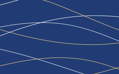 Sinipohjainen aaltografiikka ohuet viivat