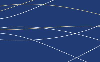 Sinipohjainen aaltografiikka ohuet viivat