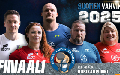 Suomen vahvin kisan finalisteja rivissä.
