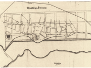 Vuoden 1649 kaupunkimittauksessa esitetään keskiaikainen,epäsäännöllisen kyläperinteen mukainen kaupunkirakenne, jonka päälle on suunniteltu katurakenteen suorakulmainen regulointi, jossa katuja ja kortteleita levennettiin.
