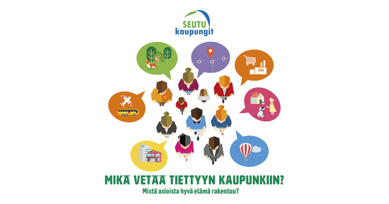 seutukaupunkien vetovoimatutkimus - mikä vetää tiettyyn kaupunkiin?