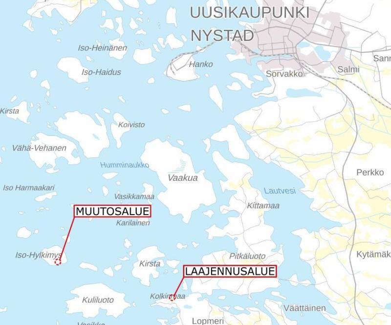 Iso-Hylkimyksen r-a muutos ja laajennus, kaava-alue