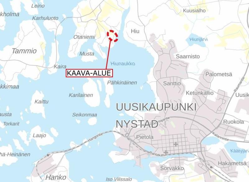 Vähäluodon ranta-asemakaava, kaava-alue