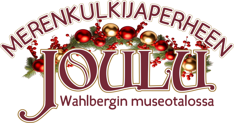 Merenkulkijaperheen joulu -otsikko